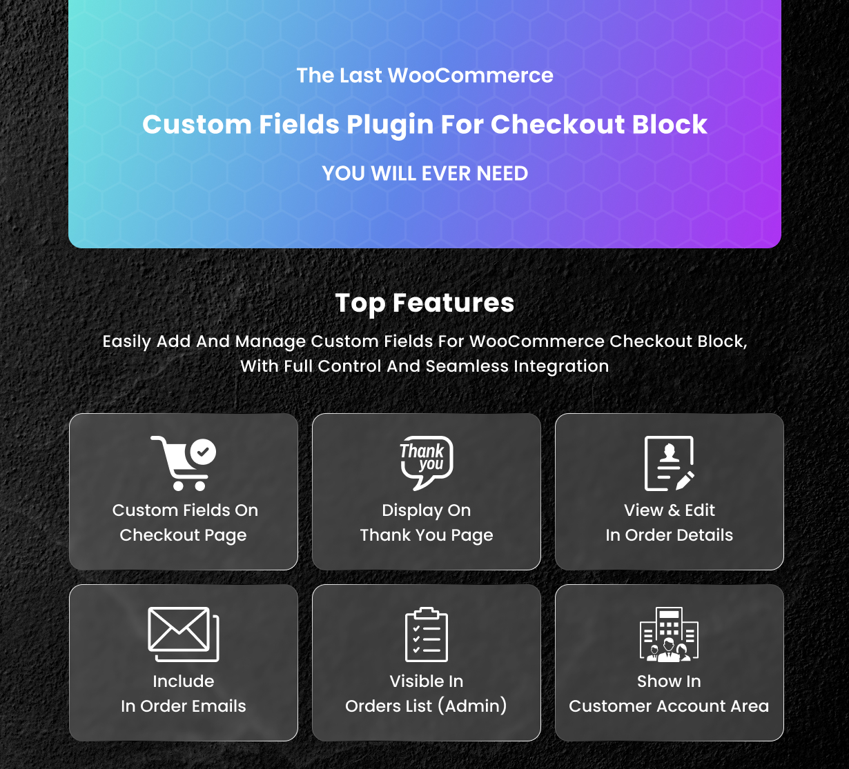 feature list
